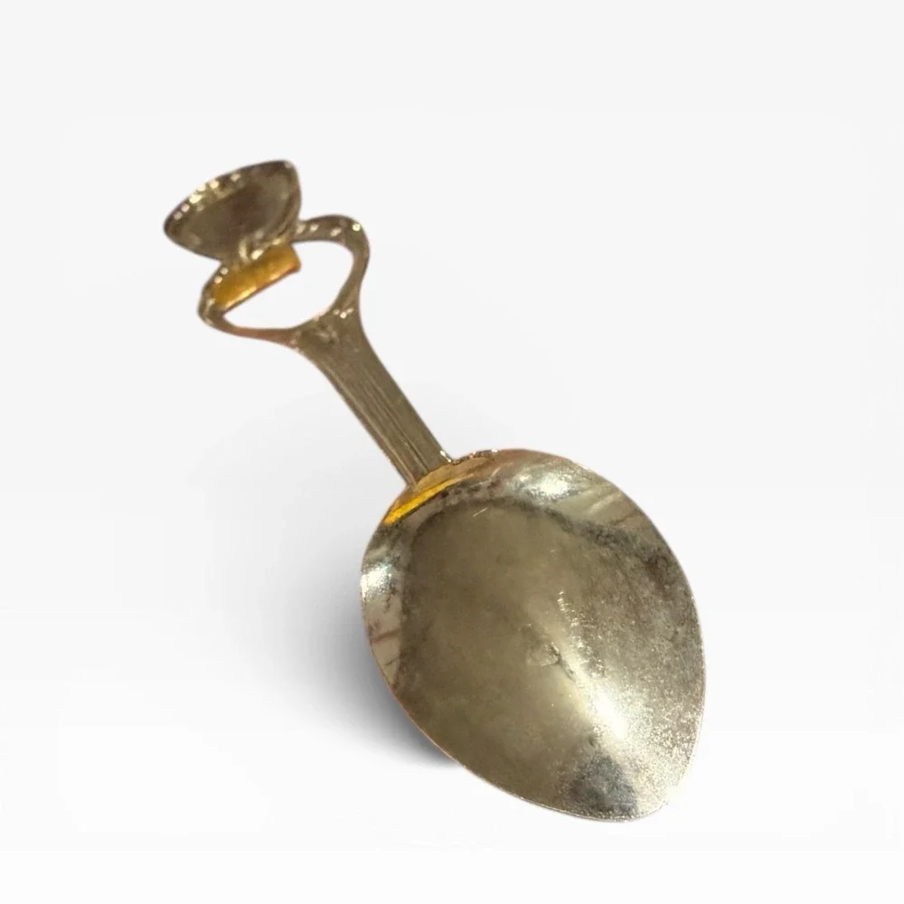 Branson Missouri Souvenir Spoon‎ with American Flag Hanging Charm